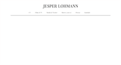 Desktop Screenshot of jesperlohmann.dk